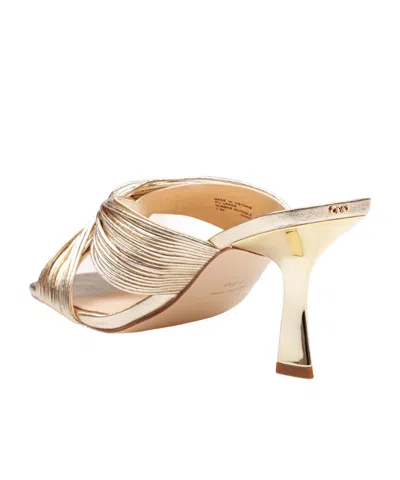 Michael Kors Chinelas - Metálico In Nude