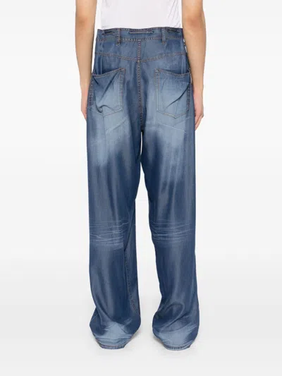 Magliano Denim Print Lounge Pants In Blue