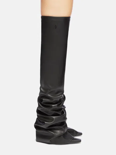 Attico ''robin Otk'' Thigh High Boots 95mm In Black