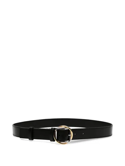 Jacquemus La Ceinture Salon Leather Belt In Black