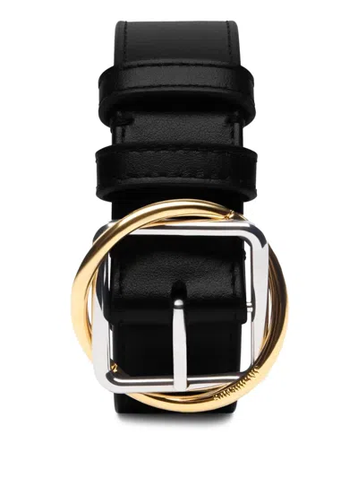Jacquemus La Ceinture Salon Leather Belt In Black