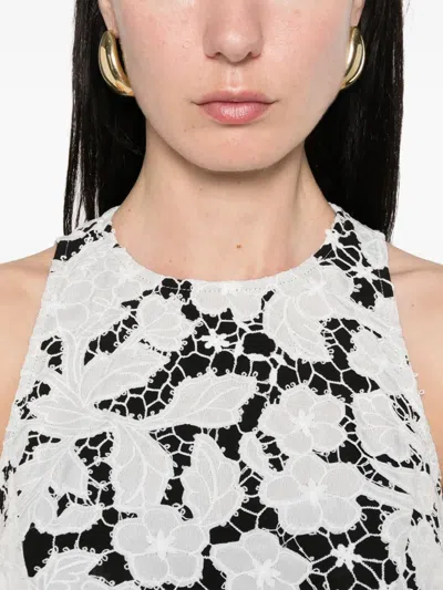 Rotate Birger Christensen Anglais Aline Mini Dress In White