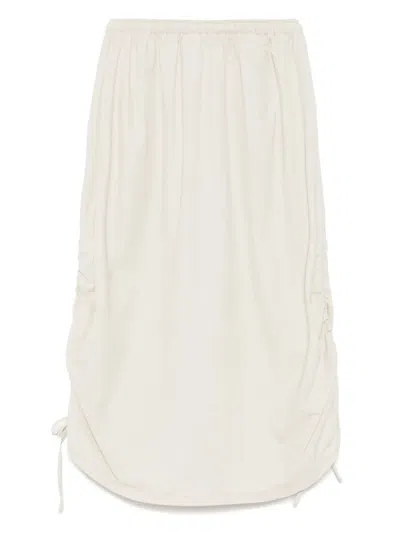 Izzue Drawstring Skirt In Grey