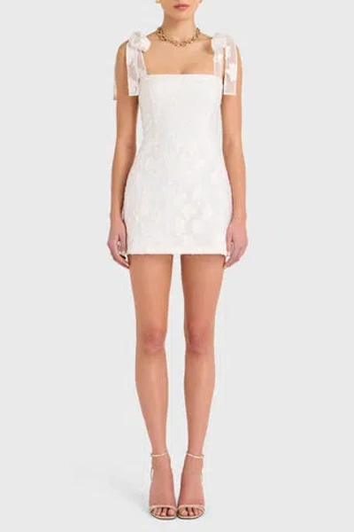 Amanda Uprichard Keenan Skort Romper In White