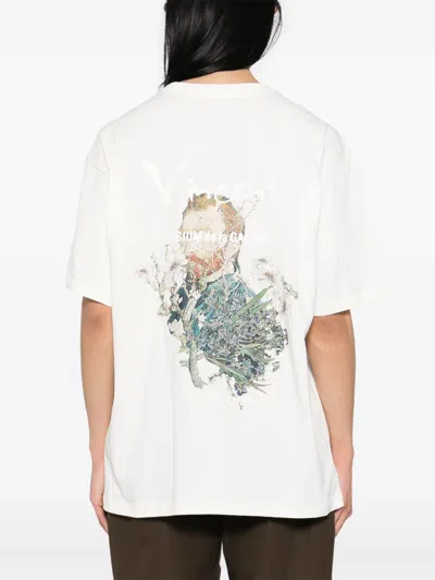 Musium Div. Graphic-print T-shirt In Neutrals