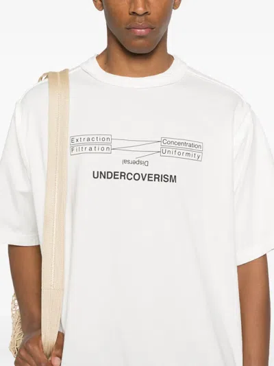Undercover T-shirt With Print In White