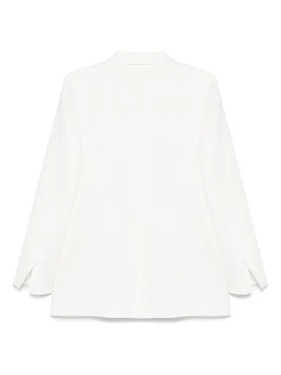 Lorena Antoniazzi Herrington Pattern Blazer In White