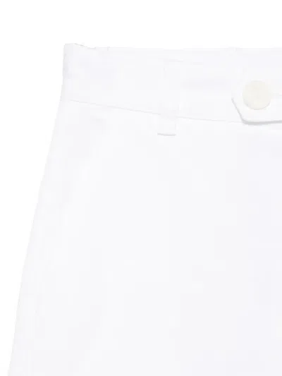 Fay Twill Shorts In White