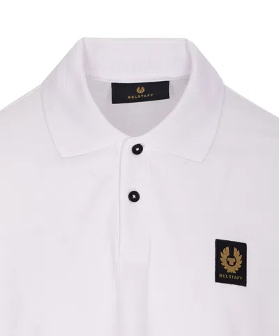 Belstaff Short Sleeve Polo T-shirt In White