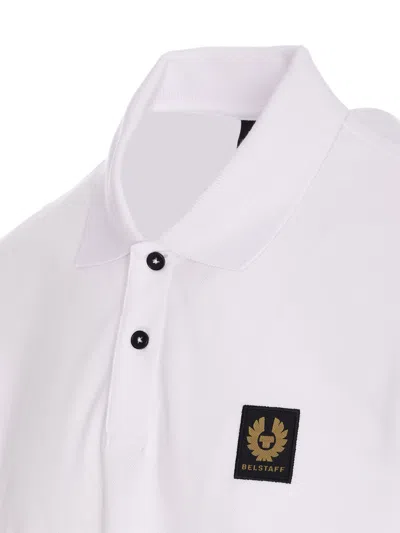 Belstaff Short Sleeve Polo T-shirt In White