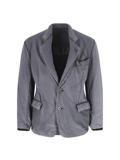 Magliano Jacket With Front Pockets And Notch Lapel In Grey