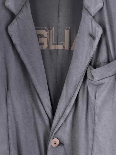 Magliano Jacket With Front Pockets And Notch Lapel In Grey