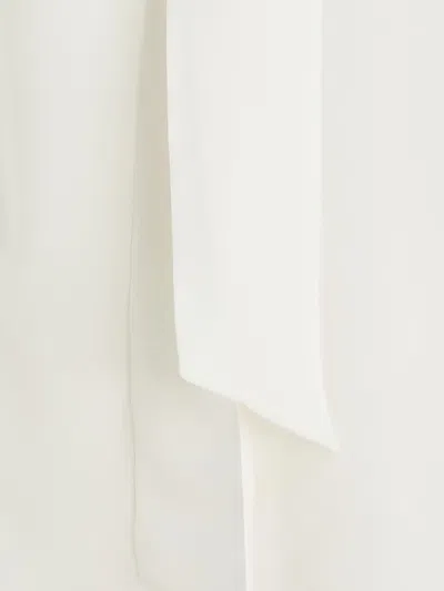 Del Core Silk Blouse In White