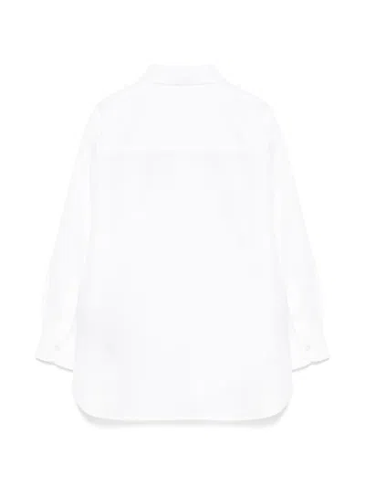 Balmain Logo-patch Shirt In White