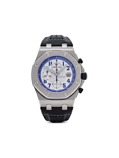 Pre-owned Audemars Piguet  Royal Oak Offshore Sachin Tendulkar 44mm In Black
