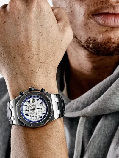 Pre-owned Audemars Piguet  Royal Oak Offshore Sachin Tendulkar 44mm In Black