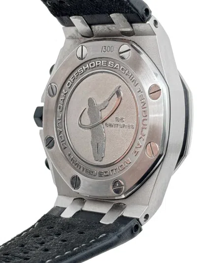 Pre-owned Audemars Piguet  Royal Oak Offshore Sachin Tendulkar 44mm In Black