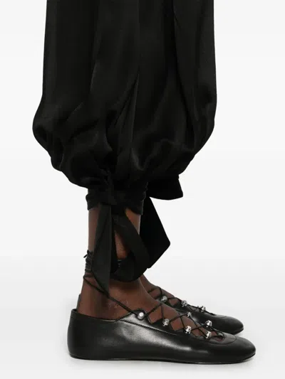 Chloé Georgette-crepe Culottes In Black