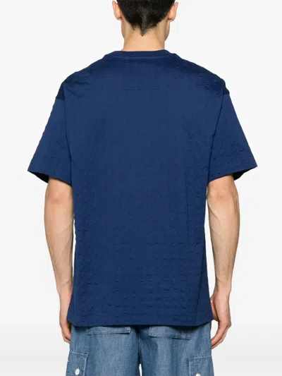 Givenchy Monogram 72 Jacquard T-shirt In Blue