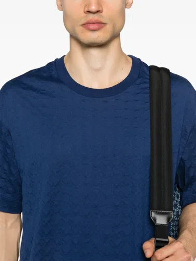 Givenchy Monogram 72 Jacquard T-shirt In Blue