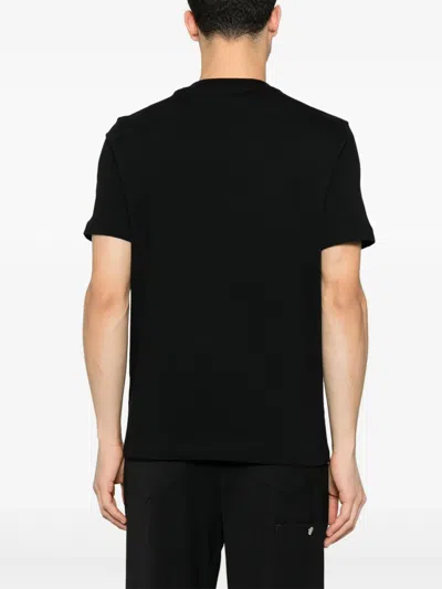 Helmut Lang Cotton Logo T-shirt In Black