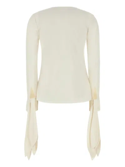 Givenchy Ruffle Detailing Blouse In White