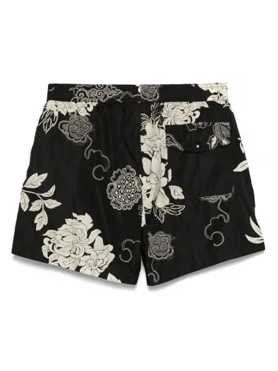 Moncler Boxer Mare In Black