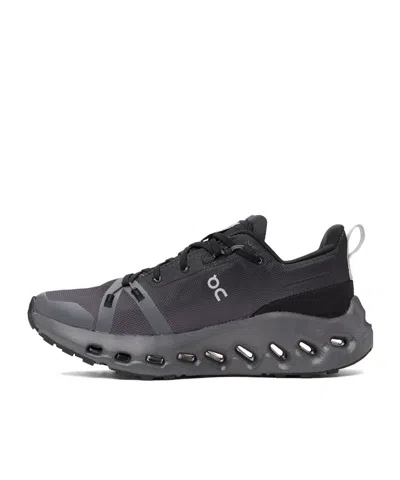 On Cloudsurfer Trail Wp Sneakers In Black