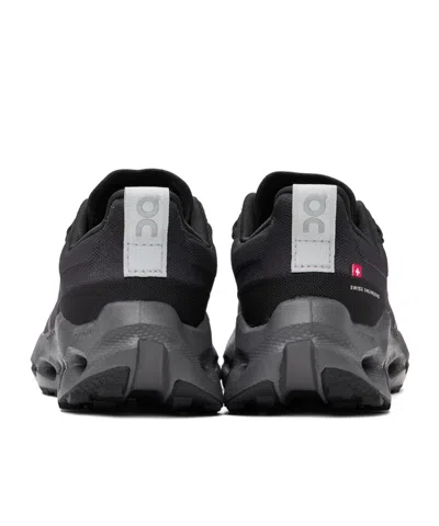 On Cloudsurfer Trail Wp Sneakers In Black