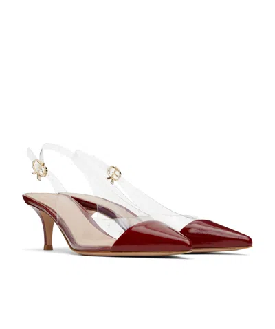 Gianvito Rossi Pointed Toe High Heel Sandals In White