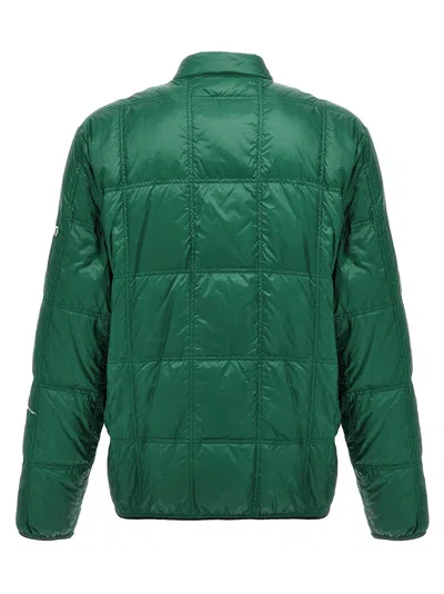 Moncler Genius Men Jayel Jacket Recycled Matt Longue Saison With Quilting Fragment In Green