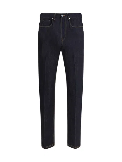 Fendi Long Jeans In Blue