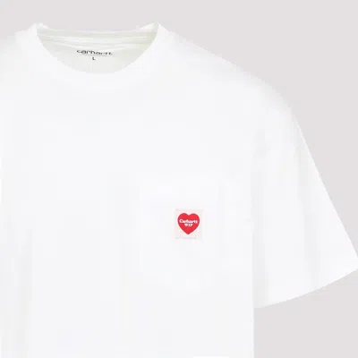 Carhartt Pocket Heart T-shirt In White