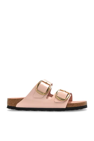 Birkenstock Arizona Big Buckle Slippers In Pink