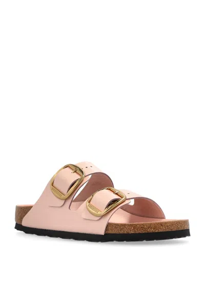 Birkenstock Arizona Big Buckle Slippers In Pink