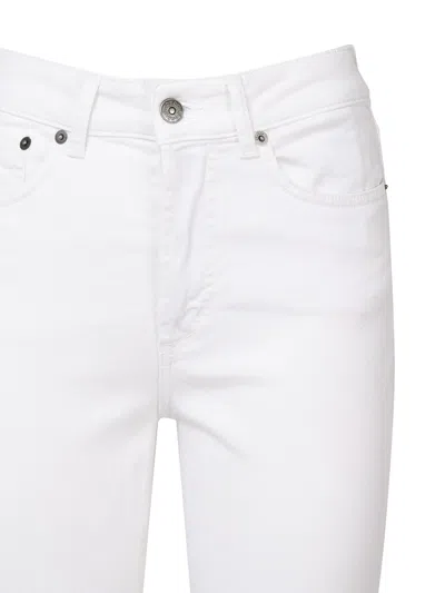 Dondup White Koons Long Jeans In White