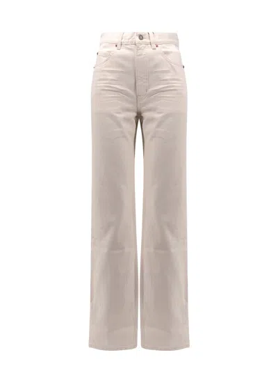 Saint Laurent 70s Denim Trouser In White