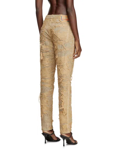 Diesel Slim Jeans In Beige