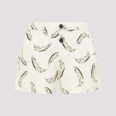 Jacquemus Le Maillot Puntini Beachwear Yellow In Bv Banana Print Yellow