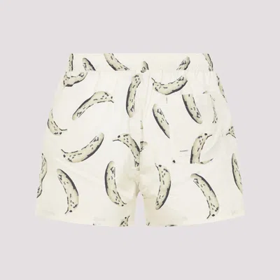 Jacquemus Le Maillot Puntini Beachwear Yellow In Bv Banana Print Yellow