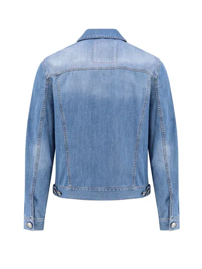 Brunello Cucinelli Denim Four-pocket Jacket In Blue