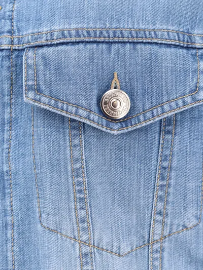 Brunello Cucinelli Denim Four-pocket Jacket In Blue