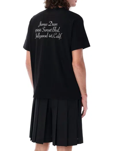 Sacai T-shirt James Dean In Black