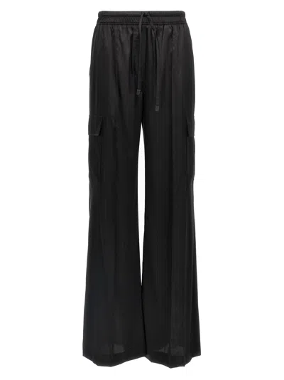 Tom Ford Cargo Silk Pants In Black