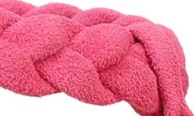 Pelle Moda Earlen Kitten Heel Flip Flop In Hyper Pink