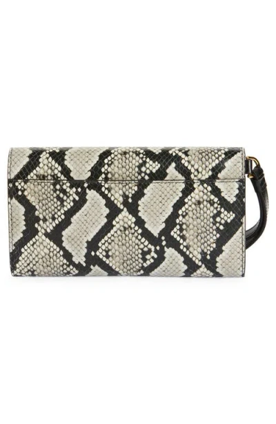Tom Ford Tara Pouch Wristlet In Python-print Leather In Roccia