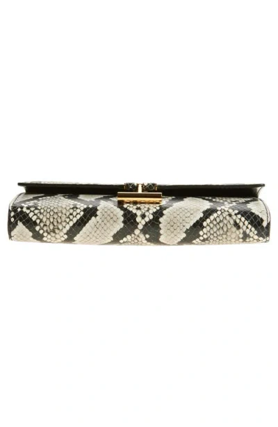 Tom Ford Tara Pouch Wristlet In Python-print Leather In Roccia