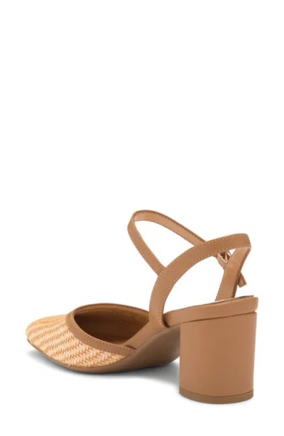 Naturalizer Wave Block Heel Pump In Brown Multi