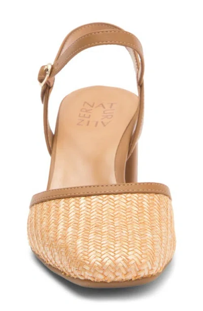 Naturalizer Wave Block Heel Pump In Brown Multi