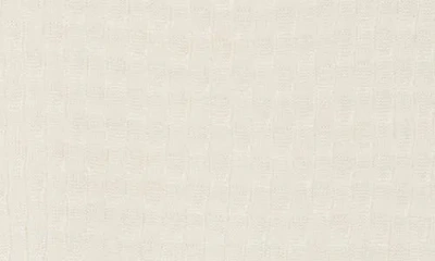 Max Studio Ruffle Trim Short Sleeve Sweater In Ivory